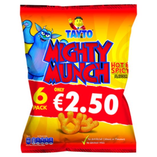 Picture of Tayto Mighty Munch 6pk PM€2.50 x12